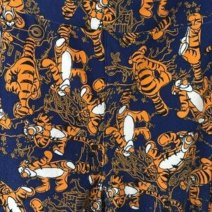 Women’s LulaRoe Leggings Winnie the Pooh Tigger Tall & Curvy Blue Orange Soft